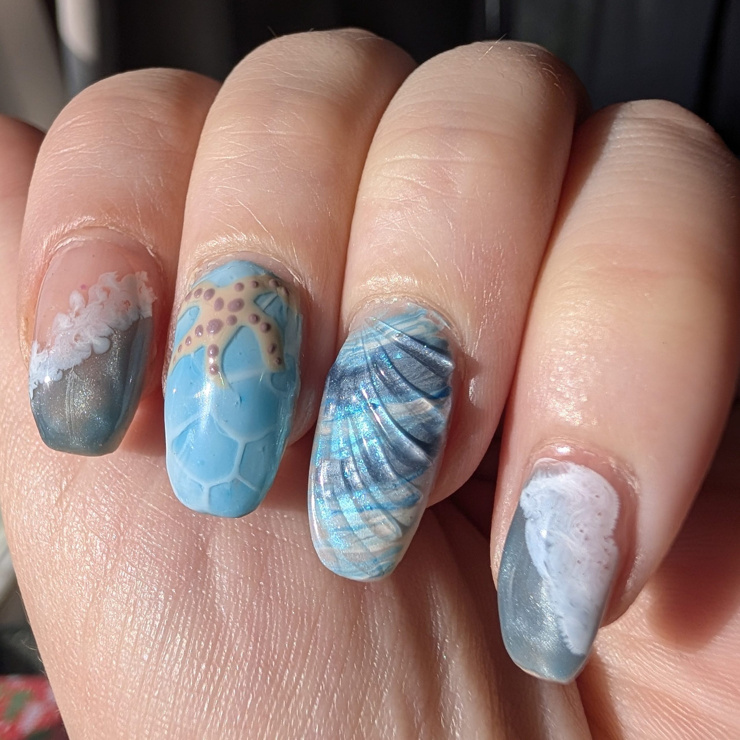 Beach aka the best nails I’ve ever done in my life